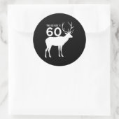 Sticker Rond Ce Vieux Camion A 60 Ans (Sac)