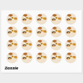 Sticker Rond Ceinture (Feuille)