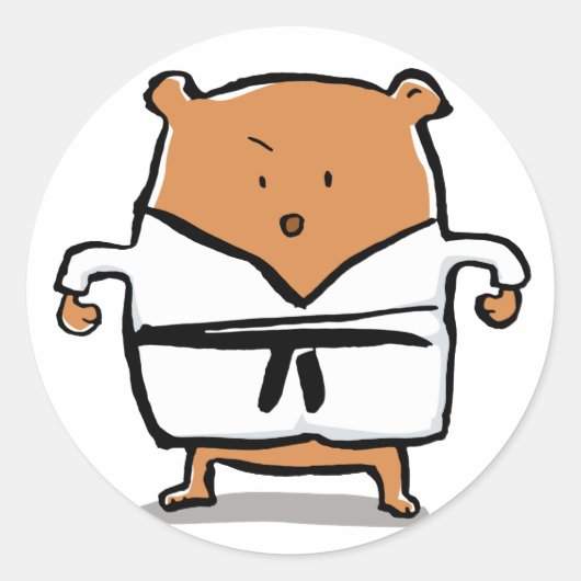 Sticker Rond ceinture noire (Devant)