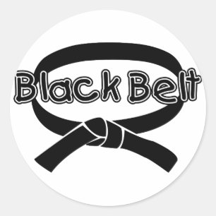 Sticker Rond Ceinture noire 2