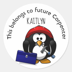 Sticker Rond Cela appartient au futur Carpenter