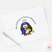 Sticker Rond Cela appartient au futur Lifeguard (Enveloppe)