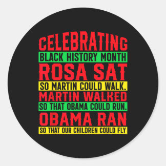 Sticker Rond Célébration du Mois de l'histoire des Noirs1