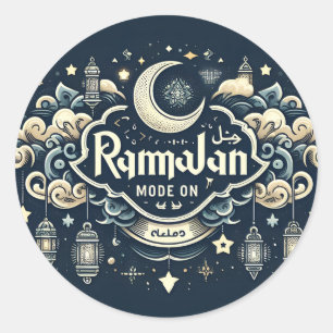 Sticker Rond Célébrer le Ramadan avec le mode RamadanOn