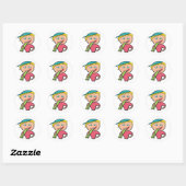 Sticker Rond Céleri (Feuille)