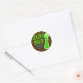 Sticker Rond Celerybrate tous les jours - Célery Pun (Enveloppe)