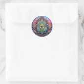 Sticker Rond Celestial Hamsa  (Sac)