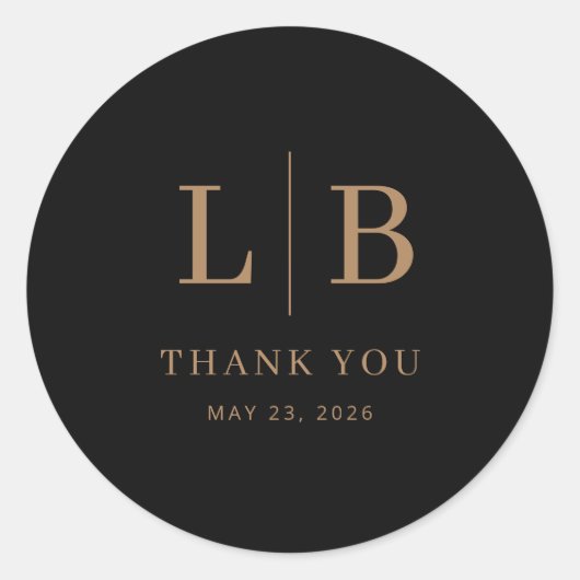 Sticker Rond Celestial Romance Wedding (Devant)