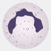 Sticker Rond Cellule sanguine blanche (Devant)