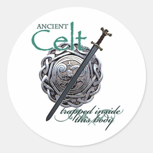 Sticker Rond Celts antiques (Devant)