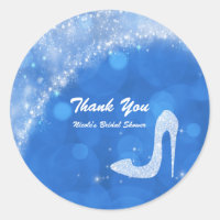 Cendrillon bleu et blanc à paillettes Escarpins Pa