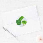 Sticker Rond Centella Asiatica Facial Mask Label (Enveloppe)