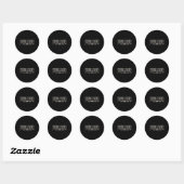 Sticker Rond Centenaire des ligues noires (Feuille)