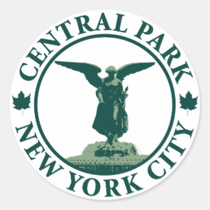 Sticker Rond Central Park Angel