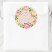 Sticker Rond Centre de broyage de Rose de couronne d'article fa (Sac)