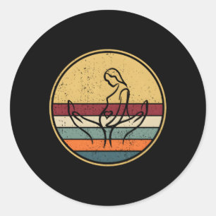 Sticker Rond Centre Merci Doula Midry