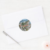 Sticker Rond Centre-ville St Martin (Enveloppe)