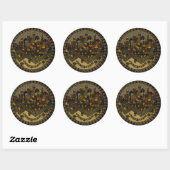 Sticker Rond Ceramic (Feuille)