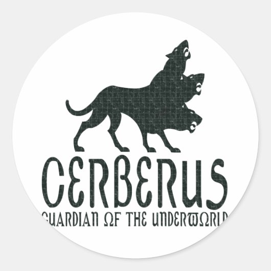 Sticker Rond Cerberus (Devant)