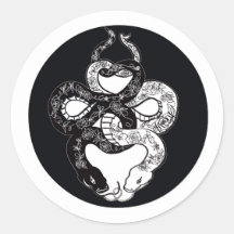 cercle à deux serpents