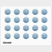 Sticker Rond Cercle arctique (Feuille)