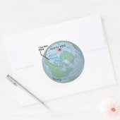 Sticker Rond Cercle arctique (Enveloppe)