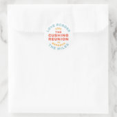 Sticker Rond Cercle Cushing (Sac)