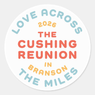Sticker Rond Cercle Cushing