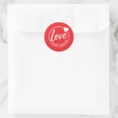 Sticker Rond Cercle d'amour (Sac)