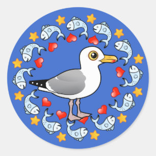 Sticker Rond Cercle d'amour