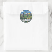 Sticker Rond Cercle de Brodgar Écosse (Sac)