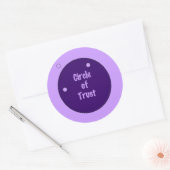 Sticker Rond Cercle de confiance (Enveloppe)
