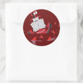 Sticker Rond cercle de requins maydaze (Sac)