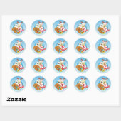 Sticker Rond Cercle des amis (Feuille)