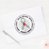 Sticker Rond Cercle du diabète (Enveloppe)