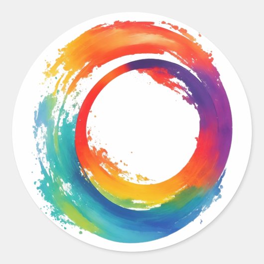 Sticker Rond Cercle Enso (Devant)