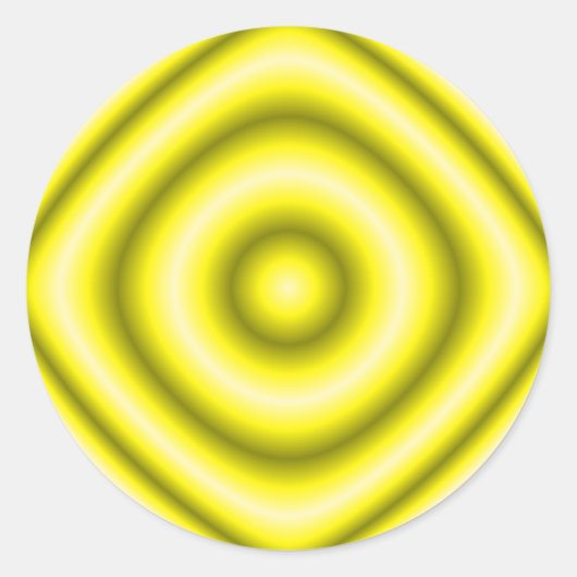 Sticker Rond cercle jaune (Devant)