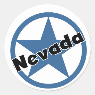 Sticker Rond Cercle Nevada