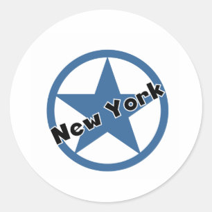 Sticker Rond Cercle New York