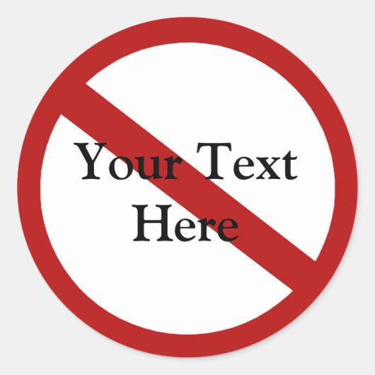 Sticker Rond Cercle personnalisé avec bouton (Devant)