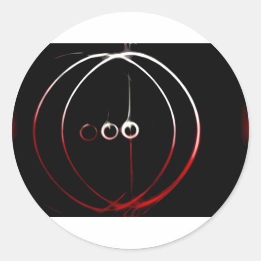 Sticker Rond Cercle solaire (Devant)