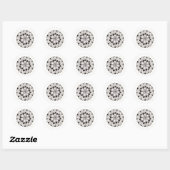 Sticker Rond Cercle trois (Feuille)