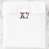 Sticker Rond Cercle X7 (Sac)