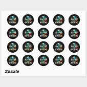 Sticker Rond Cercles (Feuille)
