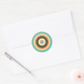 Sticker Rond Cercles colorés 02 (Enveloppe)