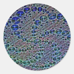 Sticker Rond Cercles de coupe