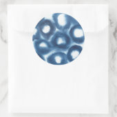 Sticker Rond Cercles d'impression d'aquarelle Indigio (Sac)