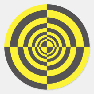 Sticker Rond Cercles hypnotiques