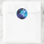 Sticker Rond Cercles lumineux (Sac)