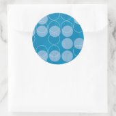 Sticker Rond Cercles rétro (Sac)